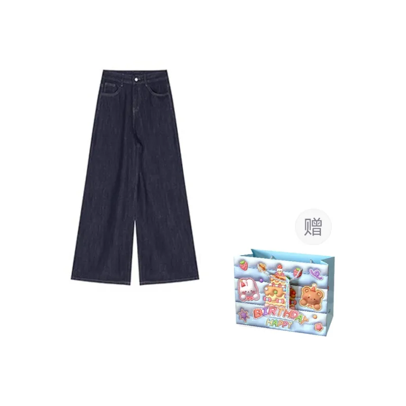 QUIET ANGEL Jeans Women's Dark Blue Pants-0