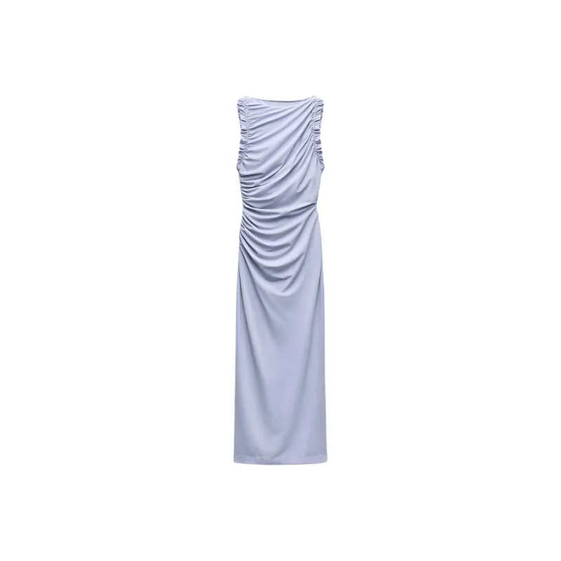 ZARA Sleeveless Dress Women's Blue / Lavender-0