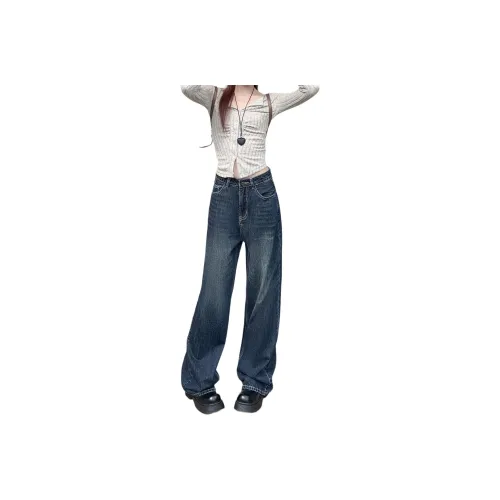Wen Shan Jeans Women's Vintage Blue
