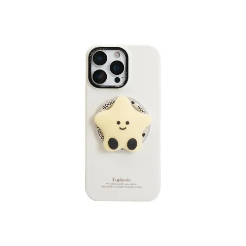 Sopi Acrylic Material Film Magnetic Stars Stand Phone Cases Compatibility With IPhone 16/15/13/14/Pro/Max