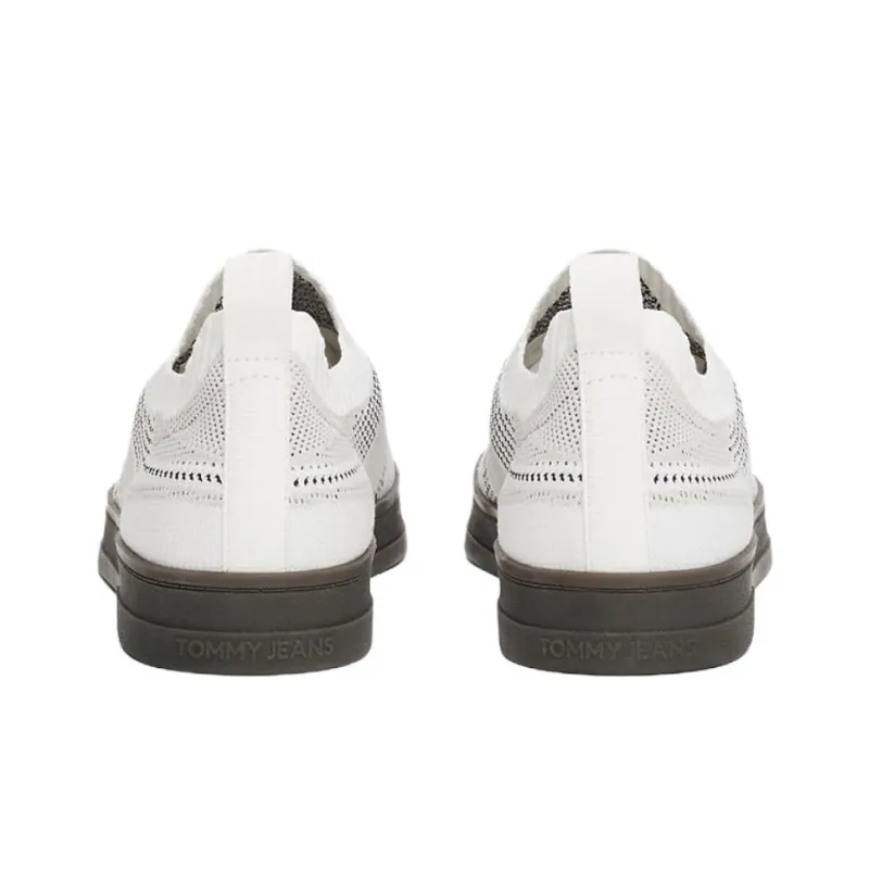 Tommy Hilfiger Trainers Low Top Skateboard Shoes Men's White-4
