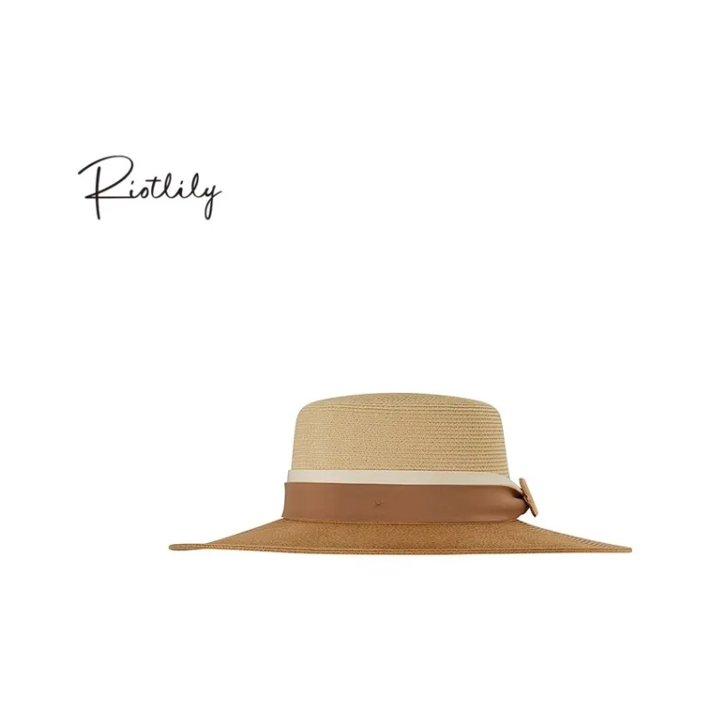 RiotLILY Wheat Straw Hat Women's-4