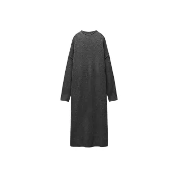 ZARA Long-Sleeved Dresses Women's Medium Gray
