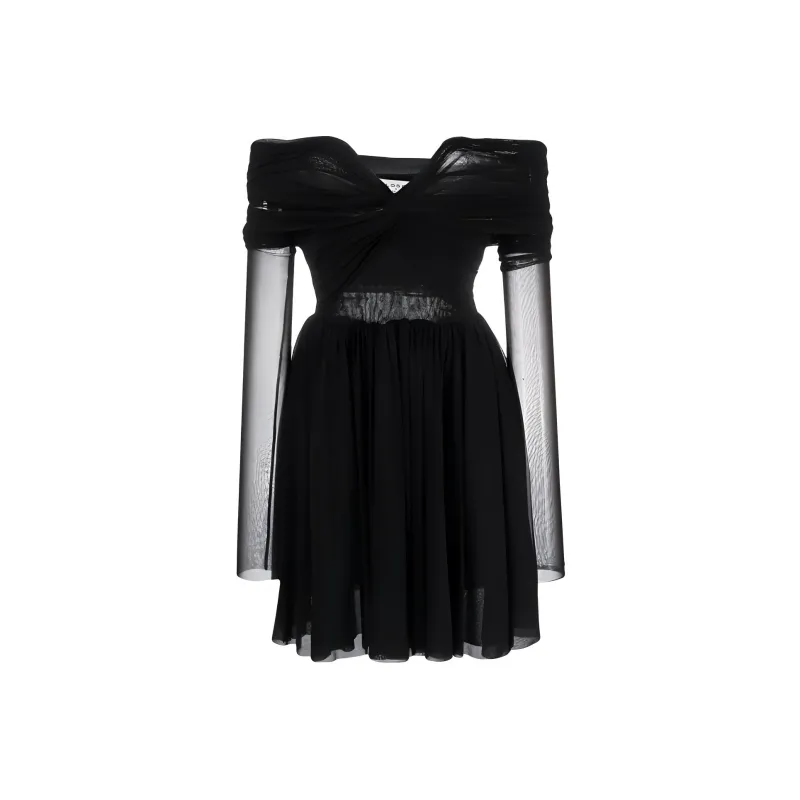 PHILOSOPHY DI LORENZO SERAFINI Long-Sleeved Dresses Women's Black-0