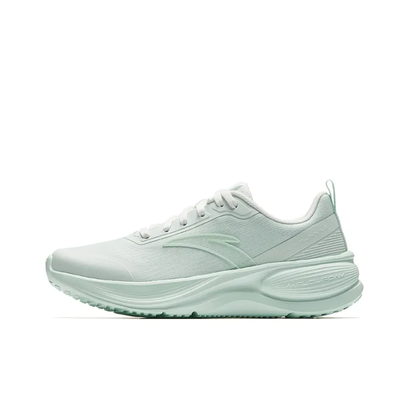 Anta Running Collection Anti Slip Wear Resistant Low Top Casual Running Shoes Women's Light Sunlit Green-0