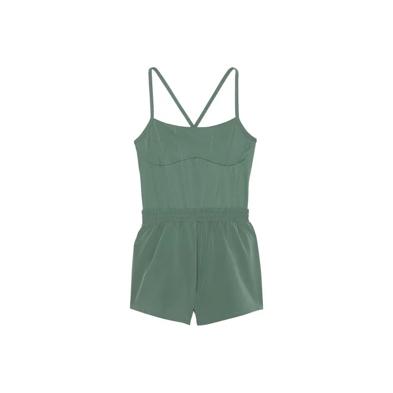 Victoria's Secret PINK ULTIMATE RUNSIE/Fresh Forest Jumpsuit Women's Fresh Forest-0