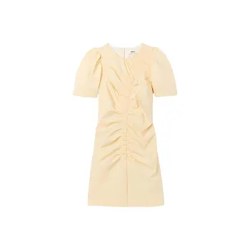 Sandro Short-Sleeved Dresses Women's Beige