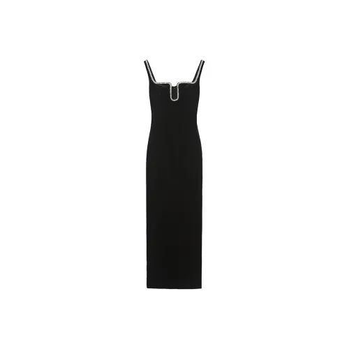 Self portrait Slip Dress Women's Classic Black