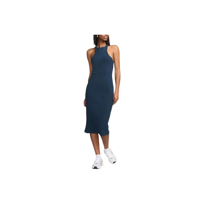 Nike Sportswear Chill Rib Women's Slim Sleeveless Midi Dress-0
