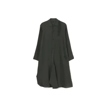 Yohji Yamamoto Long Sleeved Dresses Women's Khaki