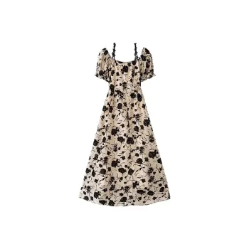 JOSR Short Sleeved Dresses Women's Apricot