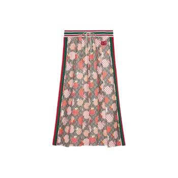 GUCCI Casual Long Skirts Women's Brown