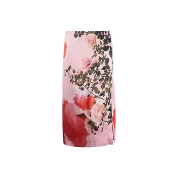 Blumarine Casual Long Skirts Women's Pink