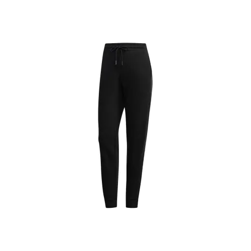 Adidas Knitted Sports Pants Women's Black