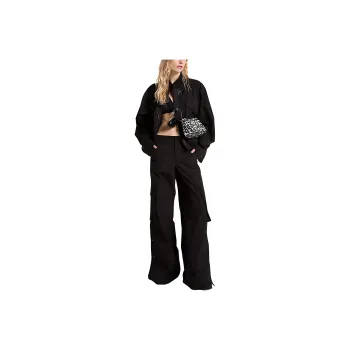 MICHAEL KORS Woven Wide-Leg Cargo Pants
