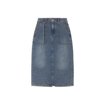Lee Denim Long Skirts Women's Blue