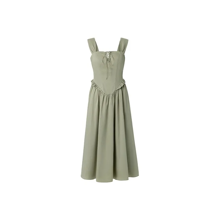 TAMMY TANGS Slip Dress Women's Green-0
