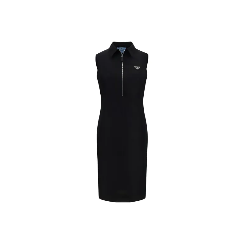 PRADA Sleeveless Midi Dress-0