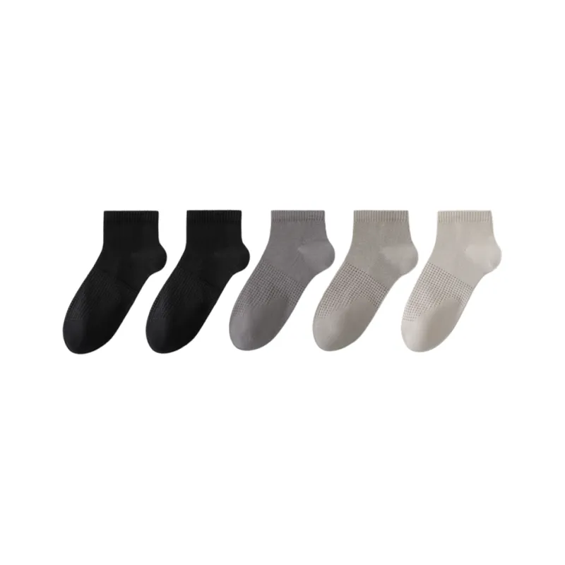 LUYOUYE Ankle Socks Men's 5 Pack-2