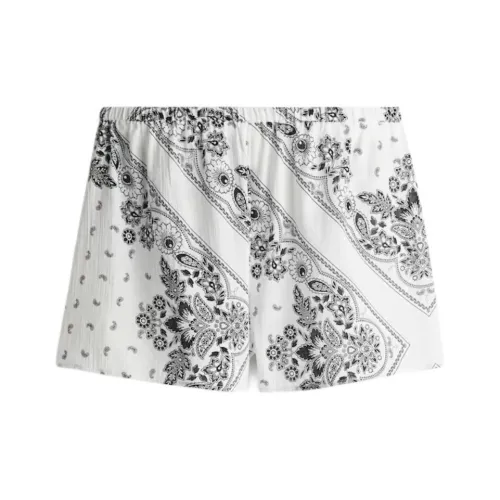 H&M Casual Shorts Women's White/Black