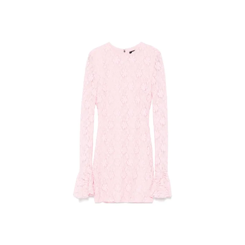 Rotate Birger Christensen Lace Longsleeved Mini Dress-0