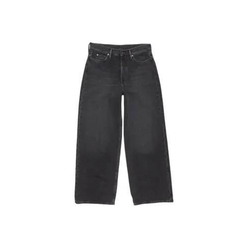 Acne Studios 2022F Relaxed Fit Jeans 'Black'