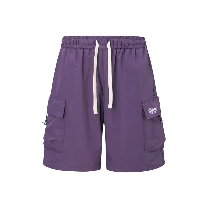 ROBINHOOD Casual Shorts Unisex Plum Purple-0