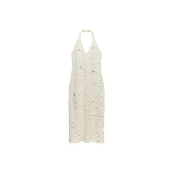ZARA Sleeveless Dress Women's White