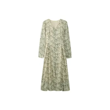 THE SEA LIFE Long Sleeved Dress Women's Moss Green