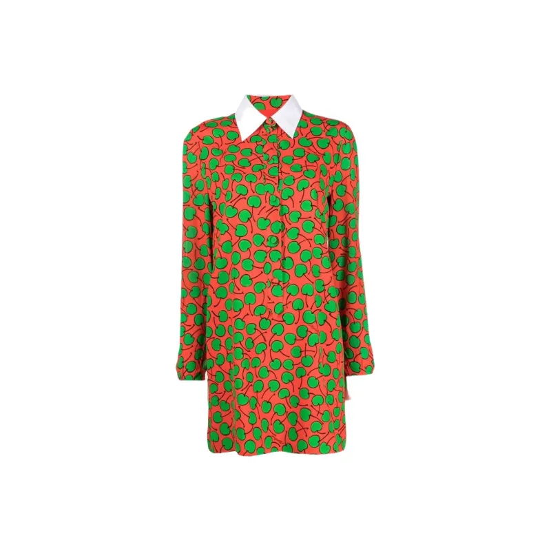 MOSCHINO Long-Sleeved Dresses Women's Multicolor-0