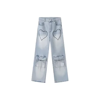 DOKZB Jeans Women's Light Blue