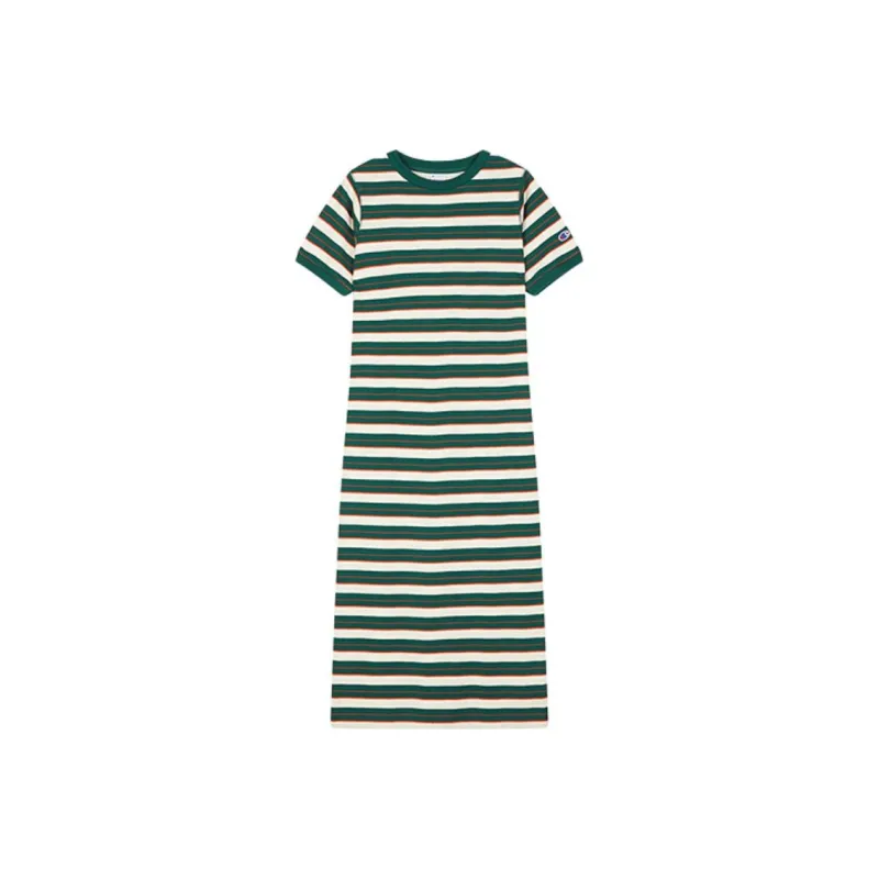 Champion Short Sleeved Dress Japan Version Women's-5