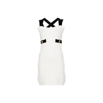 Patou 3D knit Double strap Minidress