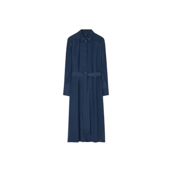 Paul Smith FW24 Long-Sleeved Dresses Women's Marine Blue