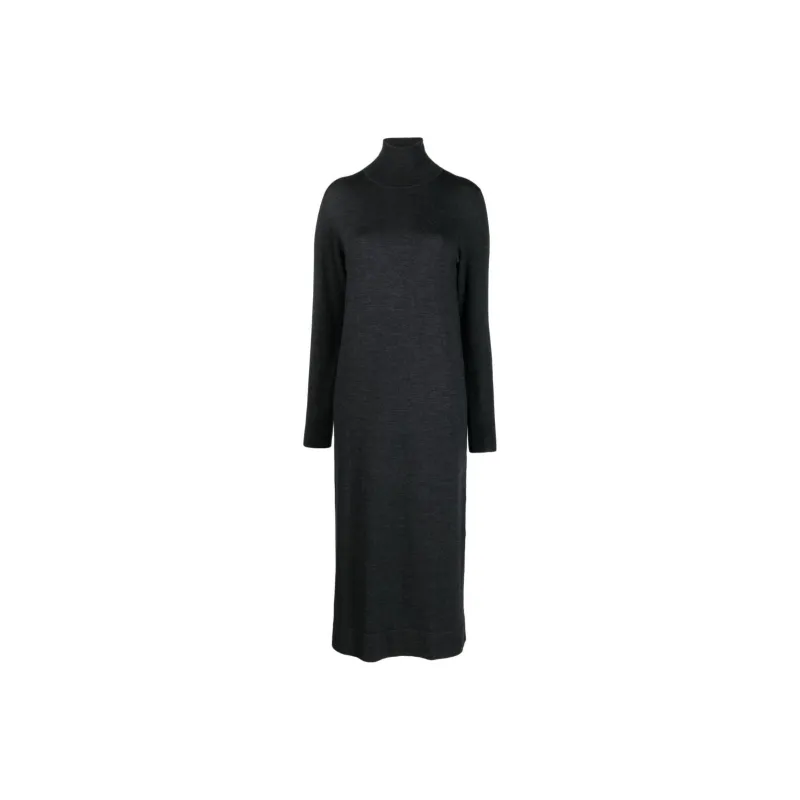 PAROSH Long-Sleeved Dresses Women's Black-0