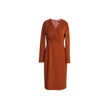 ROEYSHOUSE Long Sleeved Dresses Women's Caramel