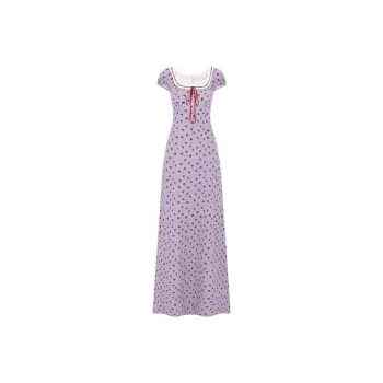 Local Gal Short Sleeved Dress Women's Purple