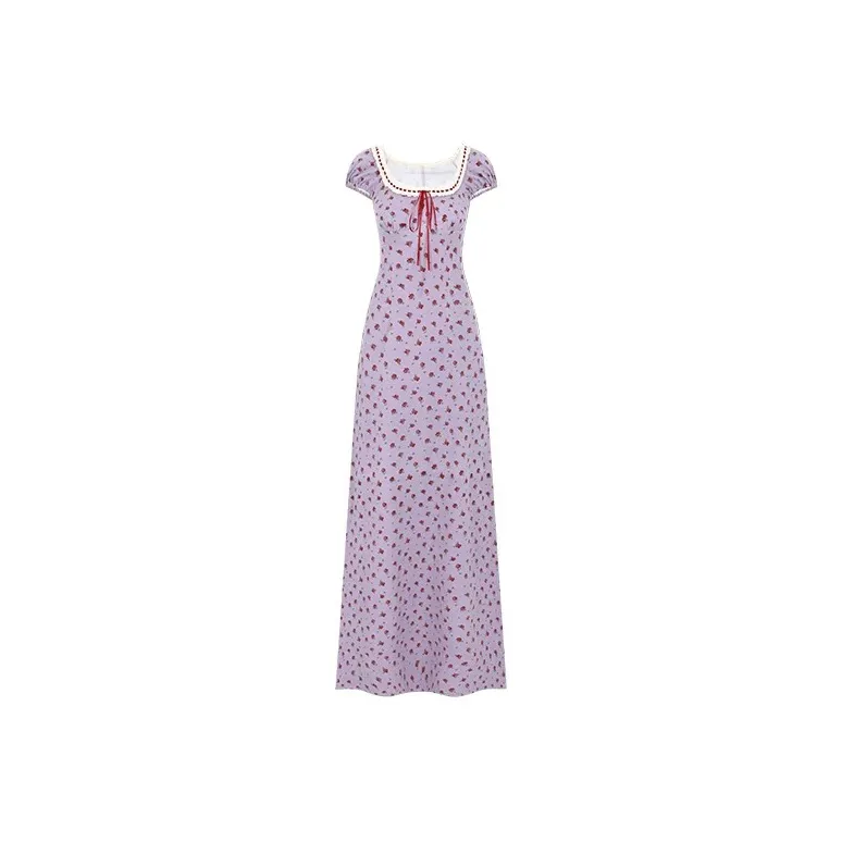 Local Gal Short Sleeved Dress Women's Purple-0