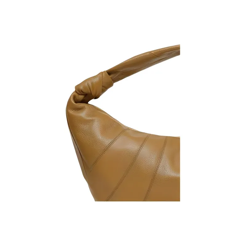 Lemaire Croissant Series Cow Leather Croissant Bag Handbag Women's Brown-2