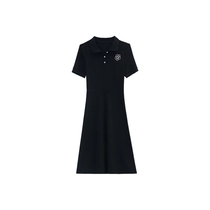 Local Gal Short Sleeved Dresses Women's Black-0