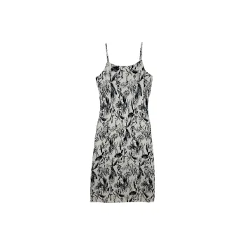 Icicofficial Slip Dress Women's Ink Wash
