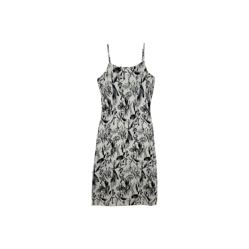 Icicofficial Slip Dress Women's Ink Wash-0