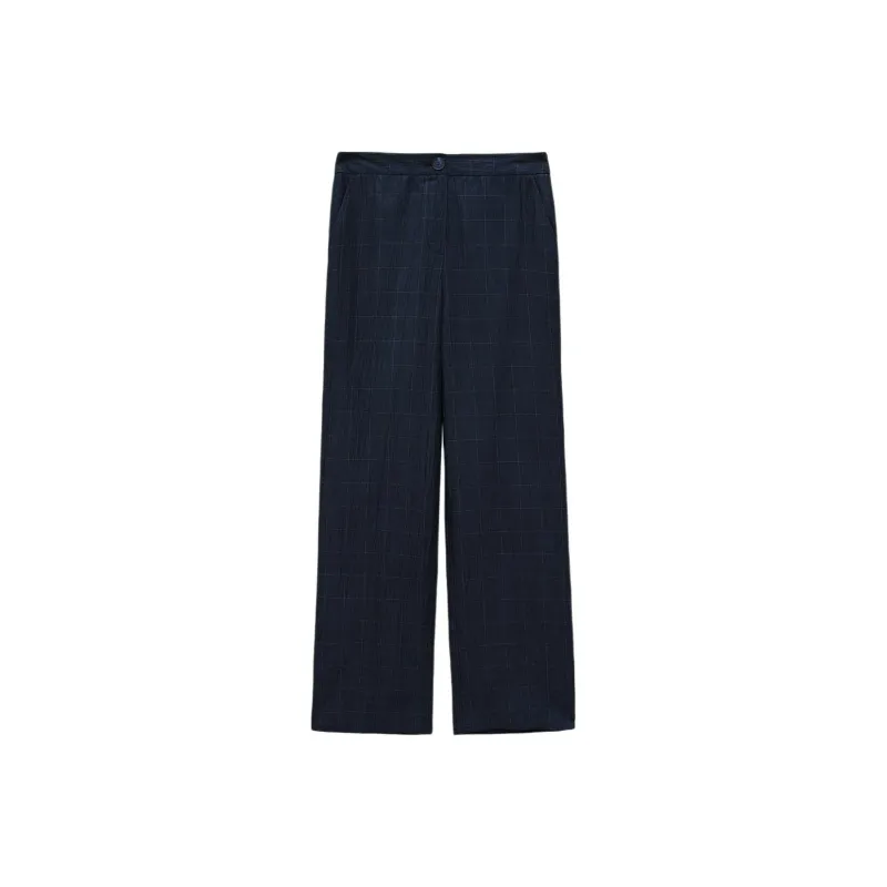 INSUN SS24 Suit Trouser Women's Navy Blue-0