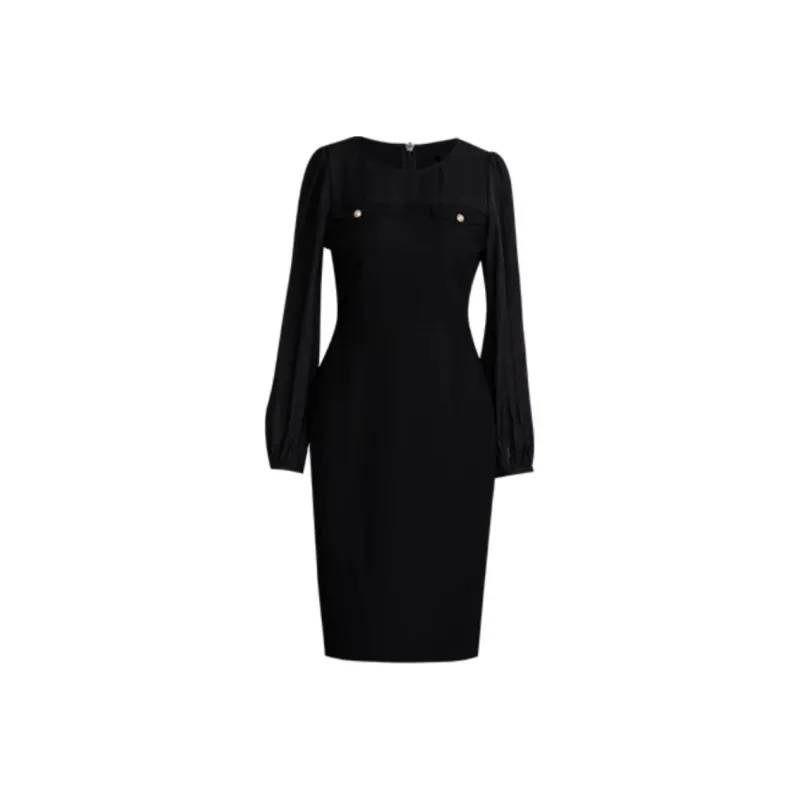 ROEYSHOUSE Long Sleeved Dresses Women's Black-0