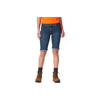 Dickies Perfect Shape Straight Fit Bermuda Jean Shorts Casual Shorts Women's Blue