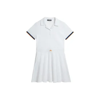 J.Lindeberg Dagmar Dress Short Sleeved Dress Women's White