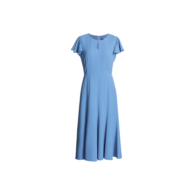 ROEYSHOUSE Short Sleeved Dresses Women's Blue-0