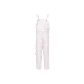 KHRISJOY Salopette Sequined Tweed Dungarees