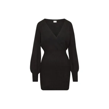 ARITZIA Wilfred Elsie Dress Long-Sleeved Dresses Women's BLACK/Black