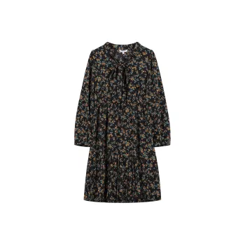 Lagogo Long-Sleeved Dresses Women's Mixed Color